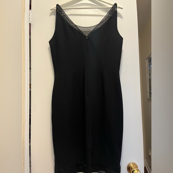 Simon Chang Black Sparkle Dress - Picture 2 of 5